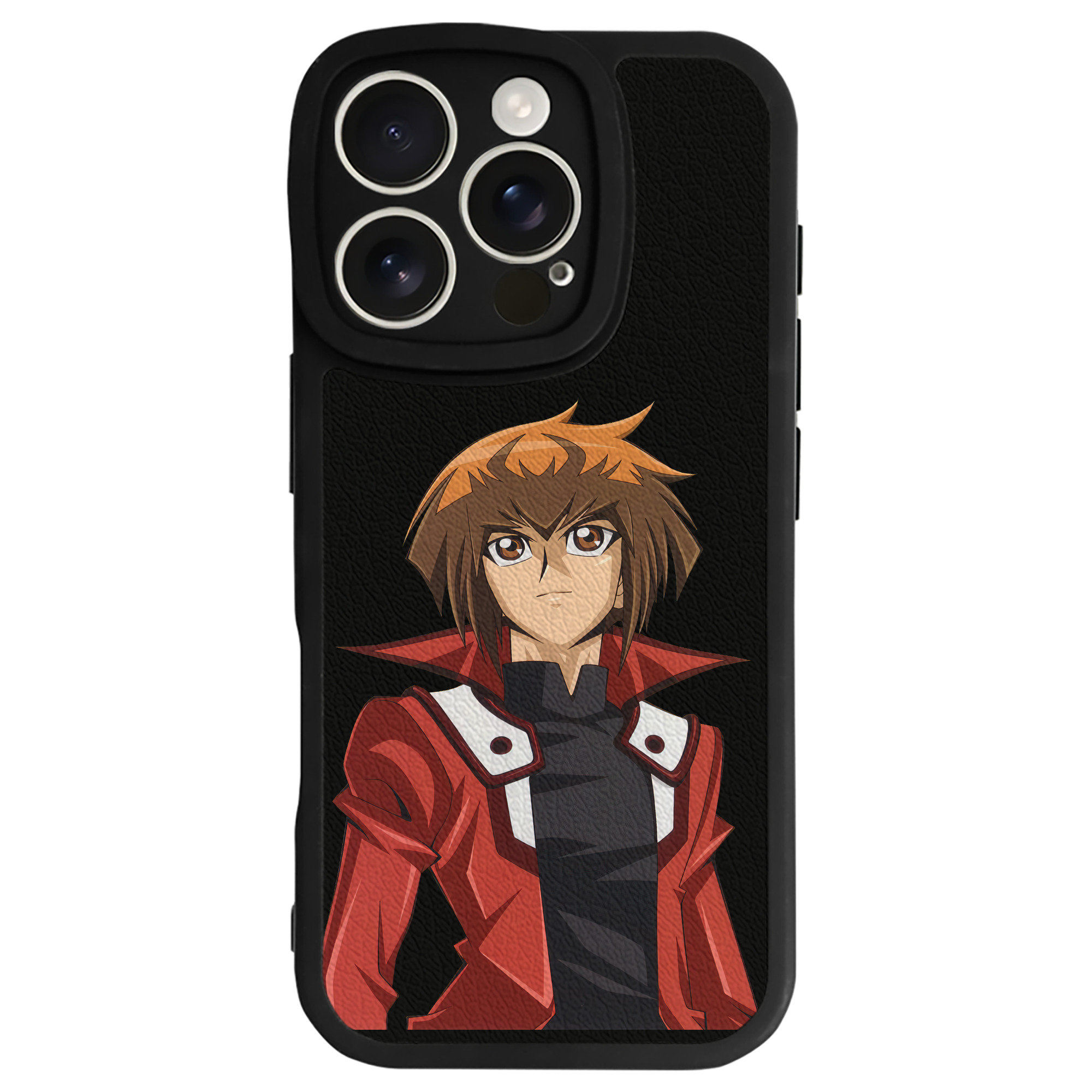 （画像用） 遊☆戯☆王 Yu-Gi-Oh! 【iPhone 16シリーズ対応】シリコンスマホケース（レザー調） 材質：シリコン